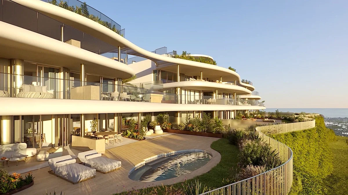 1 - verkoop appartement uitzicht op zee benahavis - costa del sol andalusië spanje
