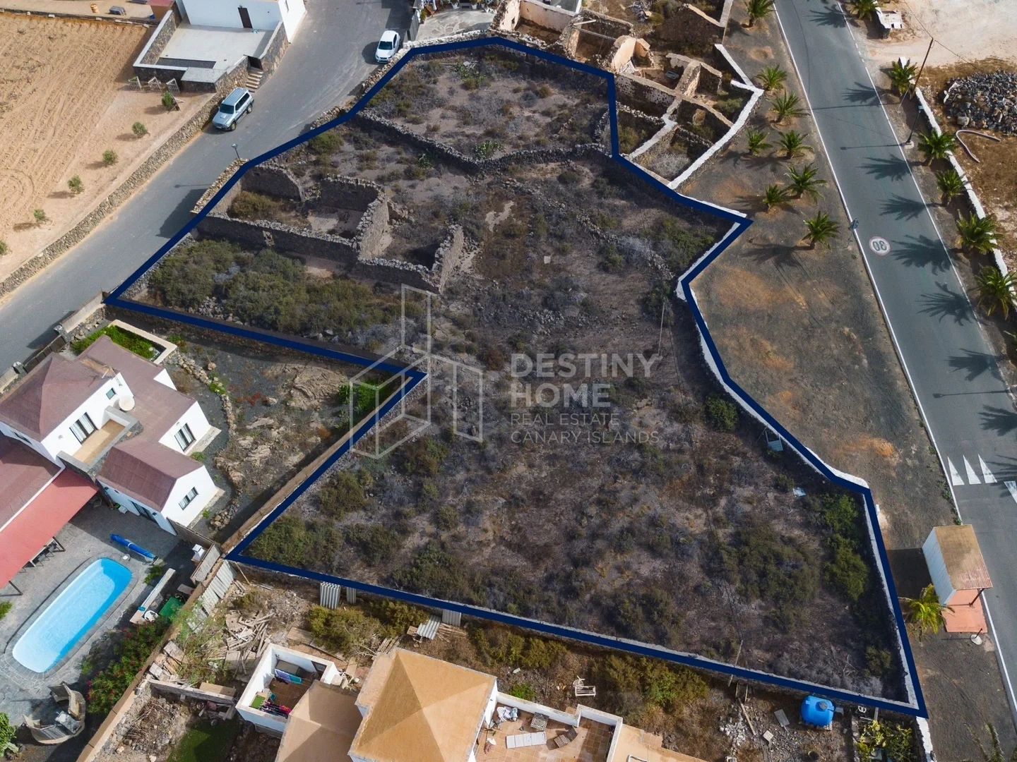 2 - vente terrain lajares fuerteventura - canaries espagne