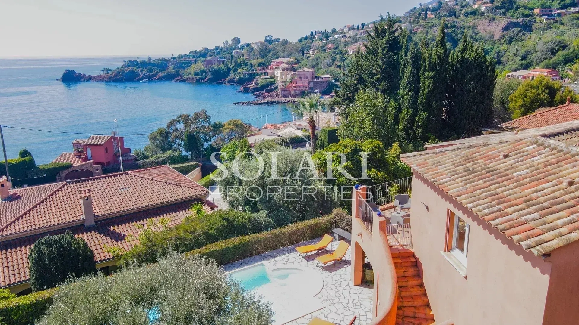 1 - verkauf haus meerblick théoule-sur-mer alpes-maritimes frankreich