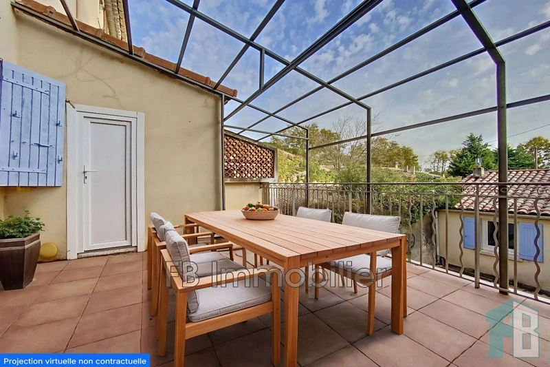 Casa con terraza