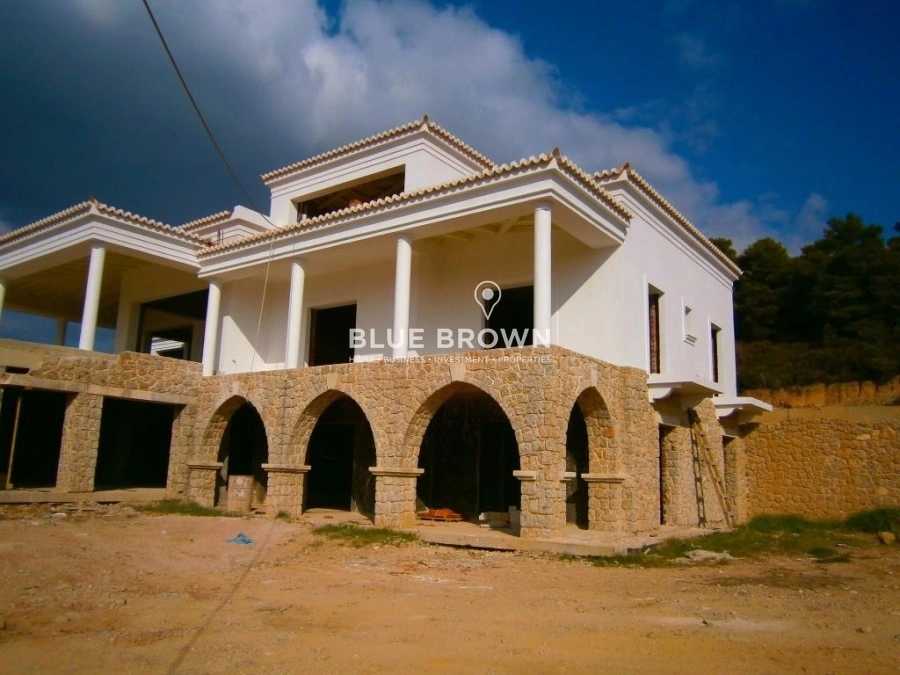 2 - vente maison vue mer kosta péloponnèse grèce