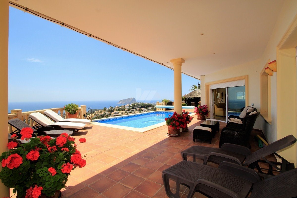 1 - venda casa vista de mar moraira - costa blanca comunidade valenciana espanha