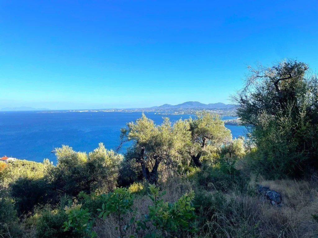 2 - vente terrain vue mer corfu îles ioniennes grèce