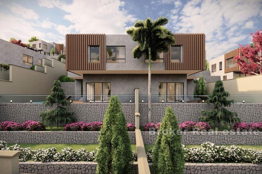Casa vista al mar con piscina