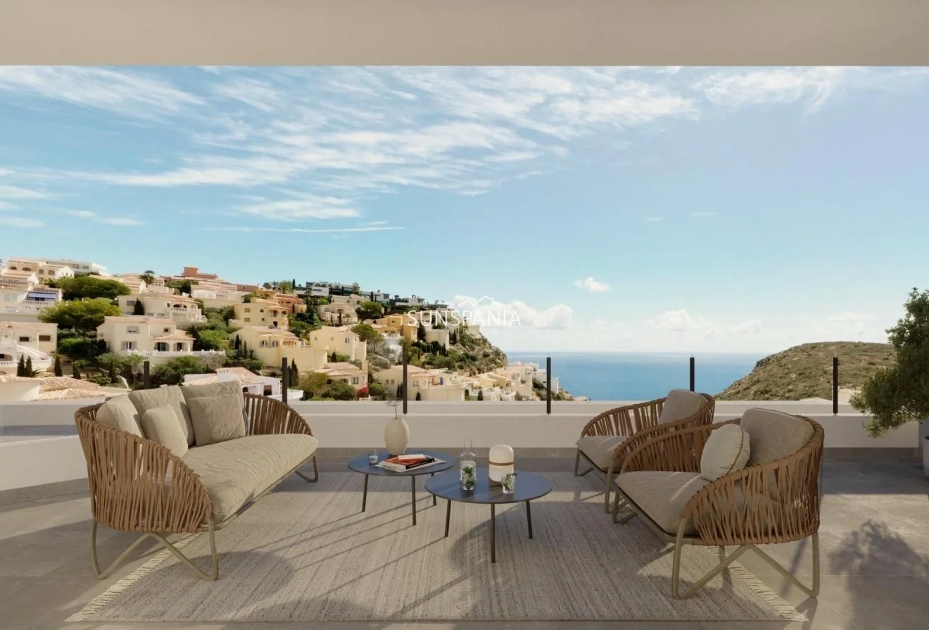 1 - vente appartement vue mer benitachell - costa blanca communauté valencienne espagne