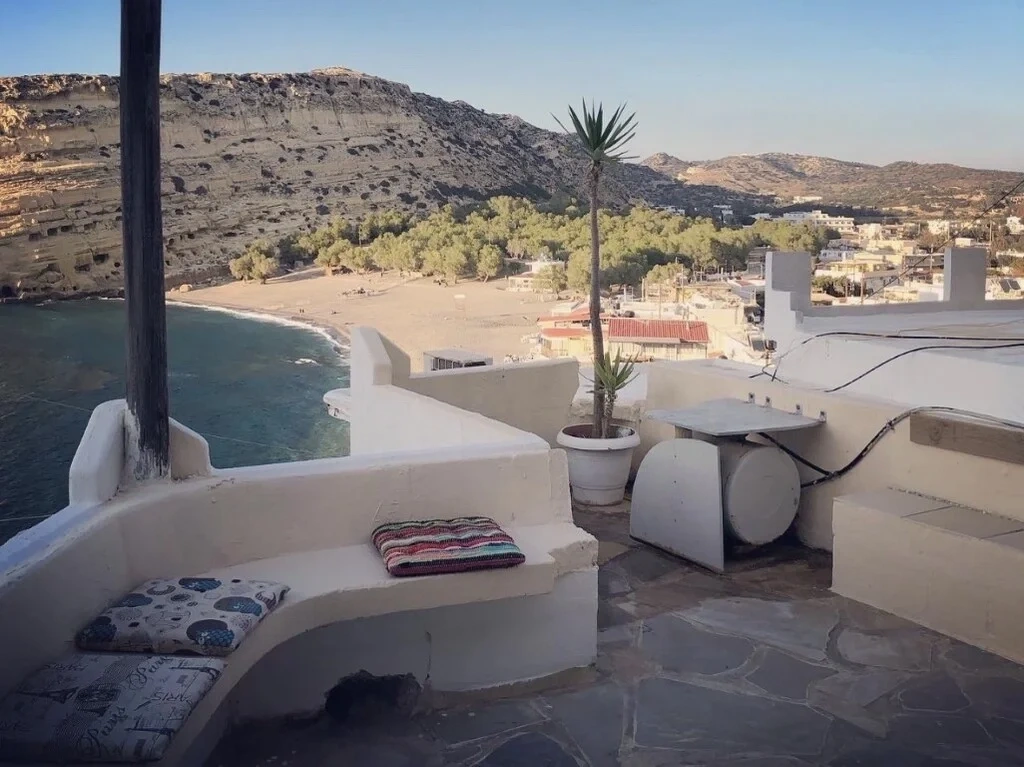 2 - venda casa vista de mar mátala creta grécia