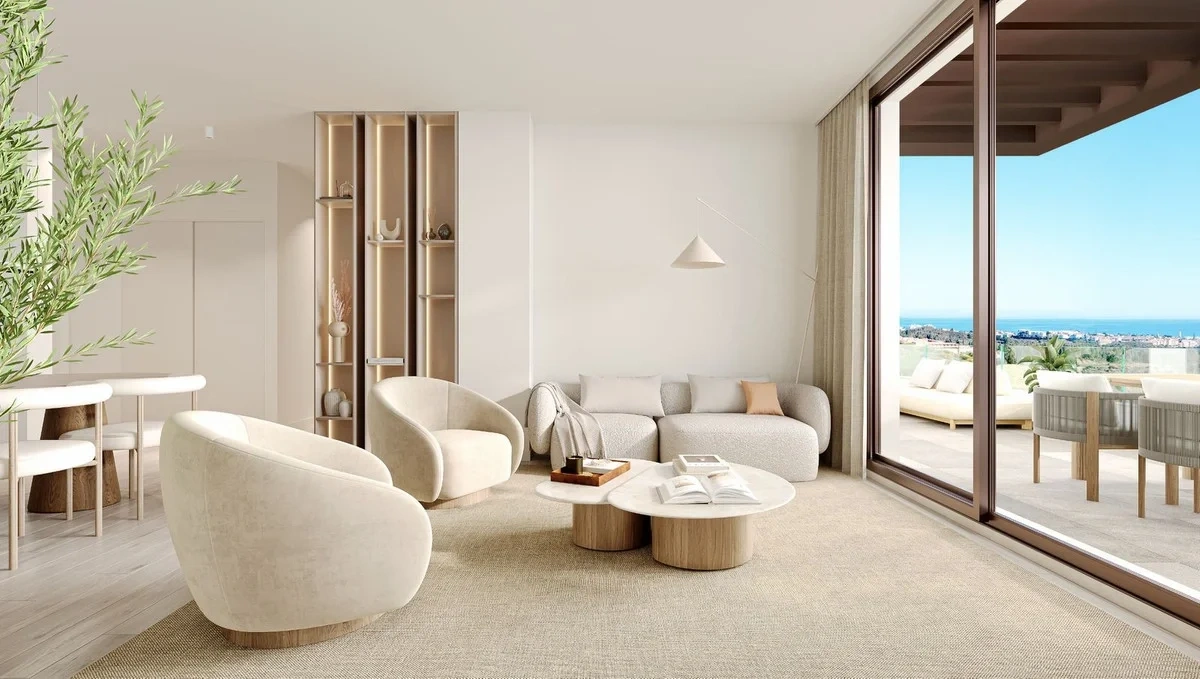 1 - verkoop appartement uitzicht op zee mijas andalusië spanje