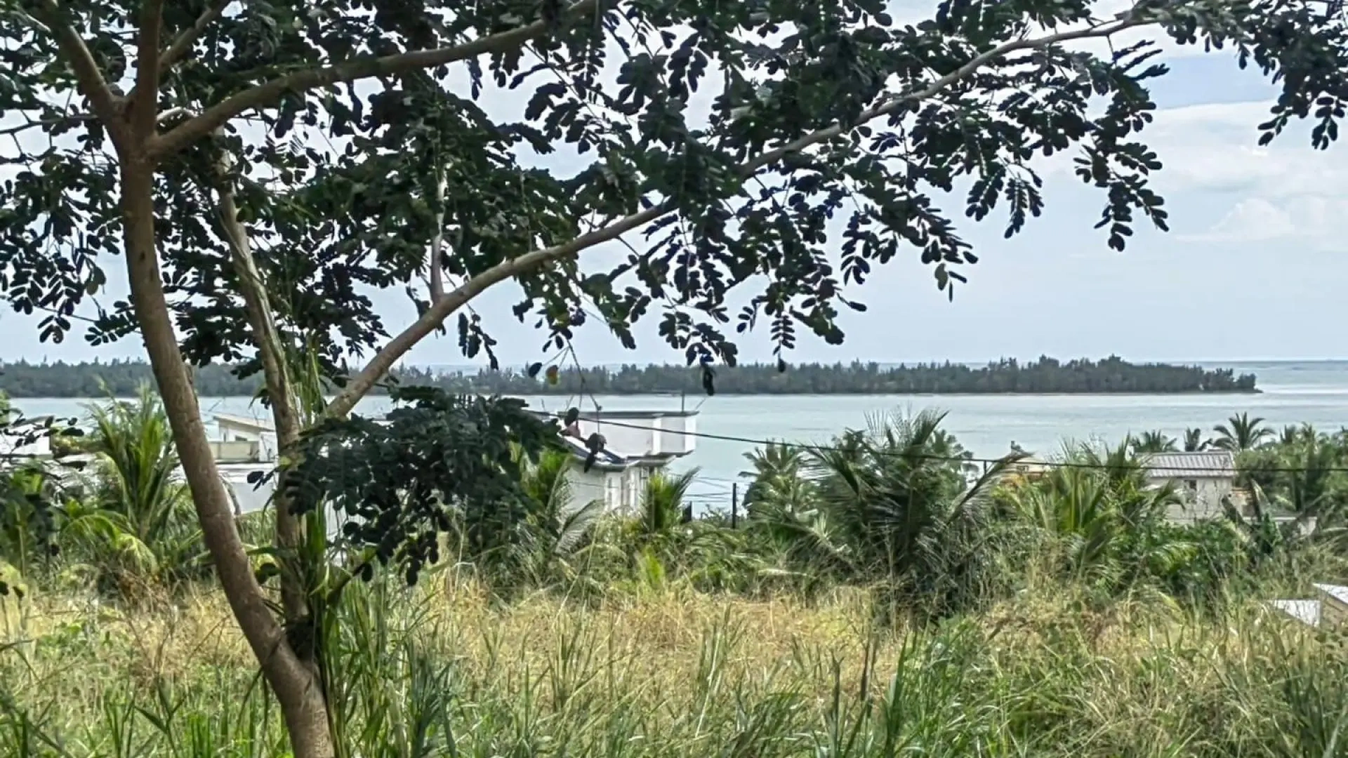 1 - sea view plot of land for sale in la gaulette rivière noire mauritius