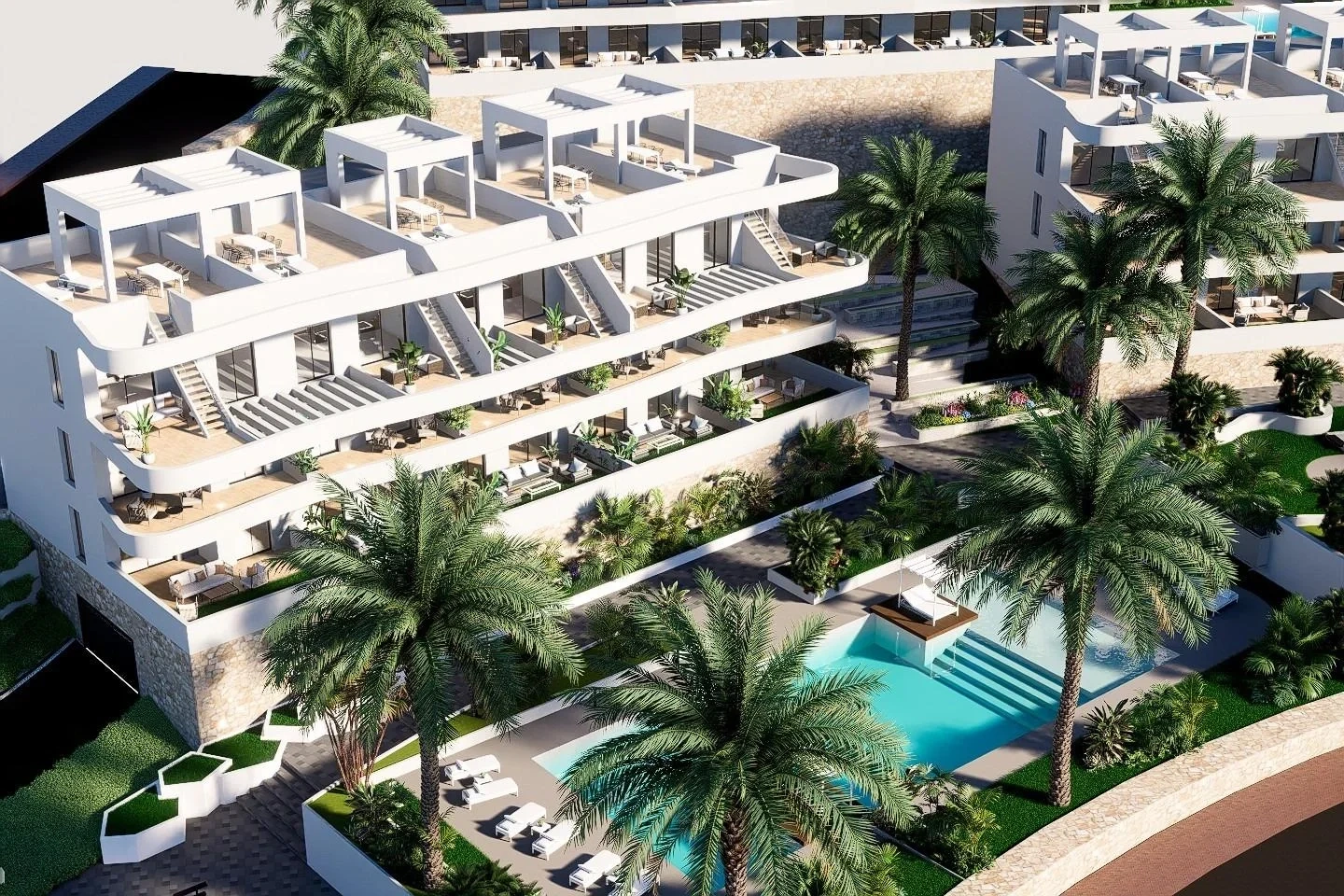 1 - verkoop appartement uitzicht op zee finestrat - costa blanca valencian community spanje