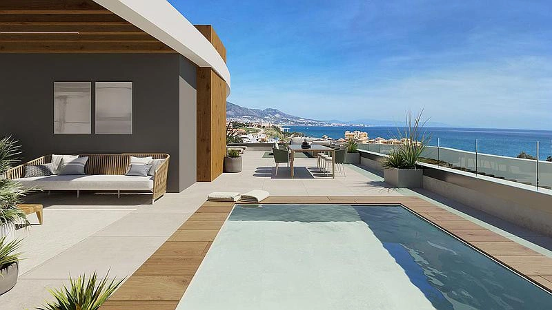 2 - verkoop appartement uitzicht op zee mijas andalusië spanje