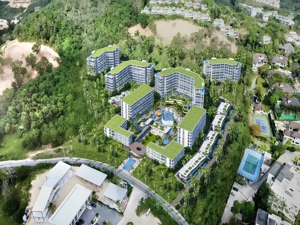 1 - vente appartement vue mer choeng thale phuket thaïlande