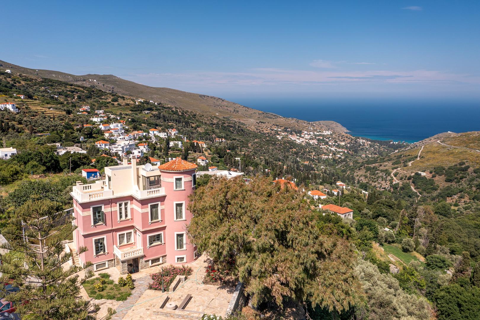 1 - vendita casa vista mare andros - cicladi egeo meridionale grecia