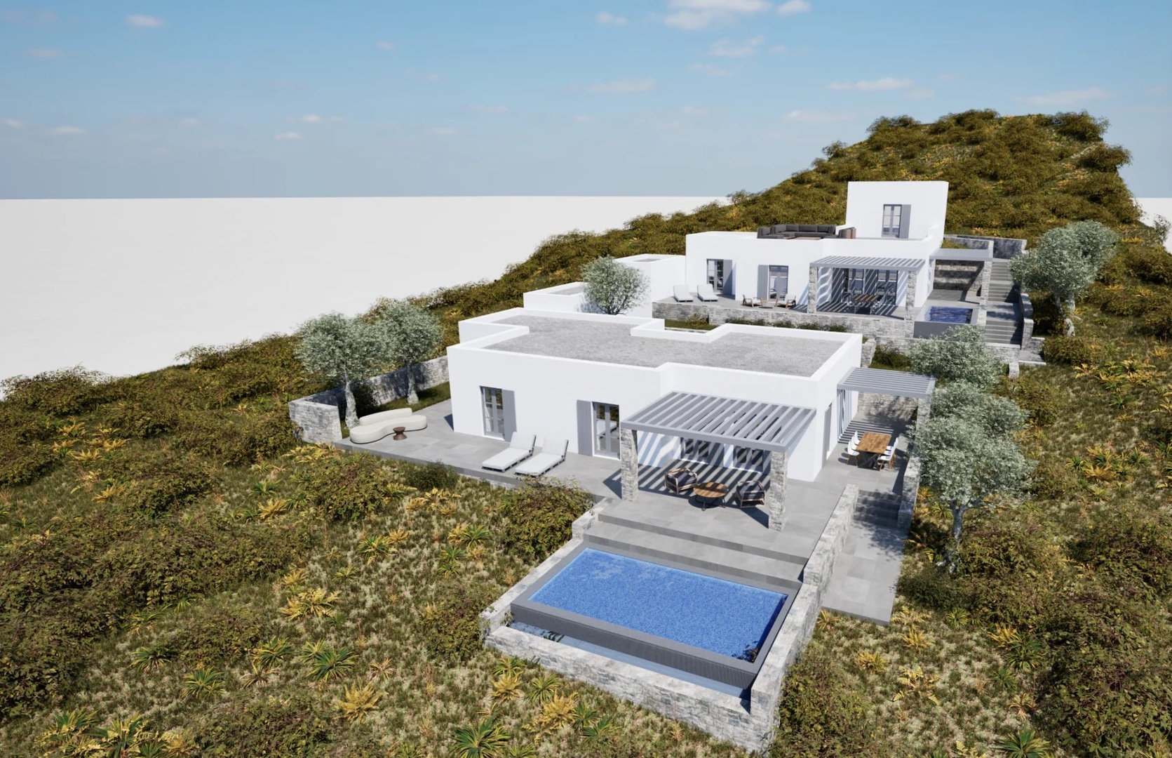 1 - verkauf grundstück meerblick paros - kykladen südliche ägäis griechenland