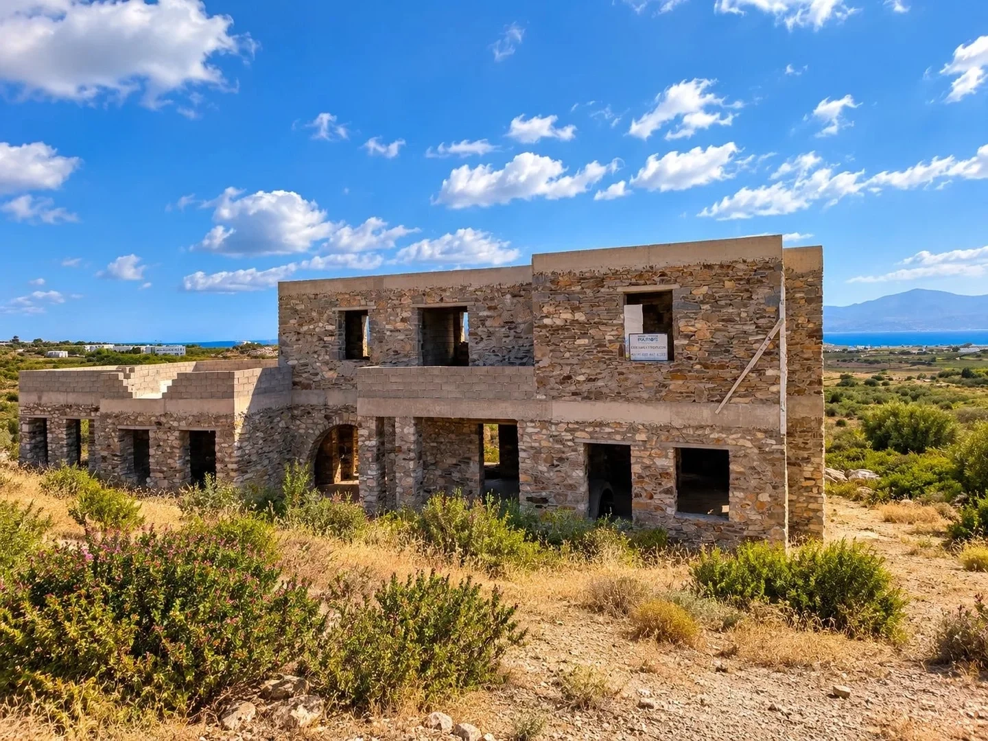 2 - sea view house for sale in prodromos (paros) south aegean greece