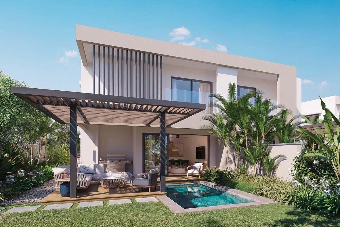 1 - vente maison plage à pied haute rive rivière du rempart île maurice
