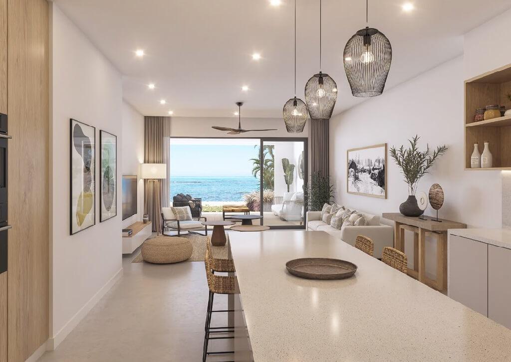 1 - sea view apartment for sale in tamarin rivière noire mauritius
