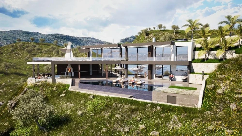 1 - vente maison vue mer maláxa crète grèce