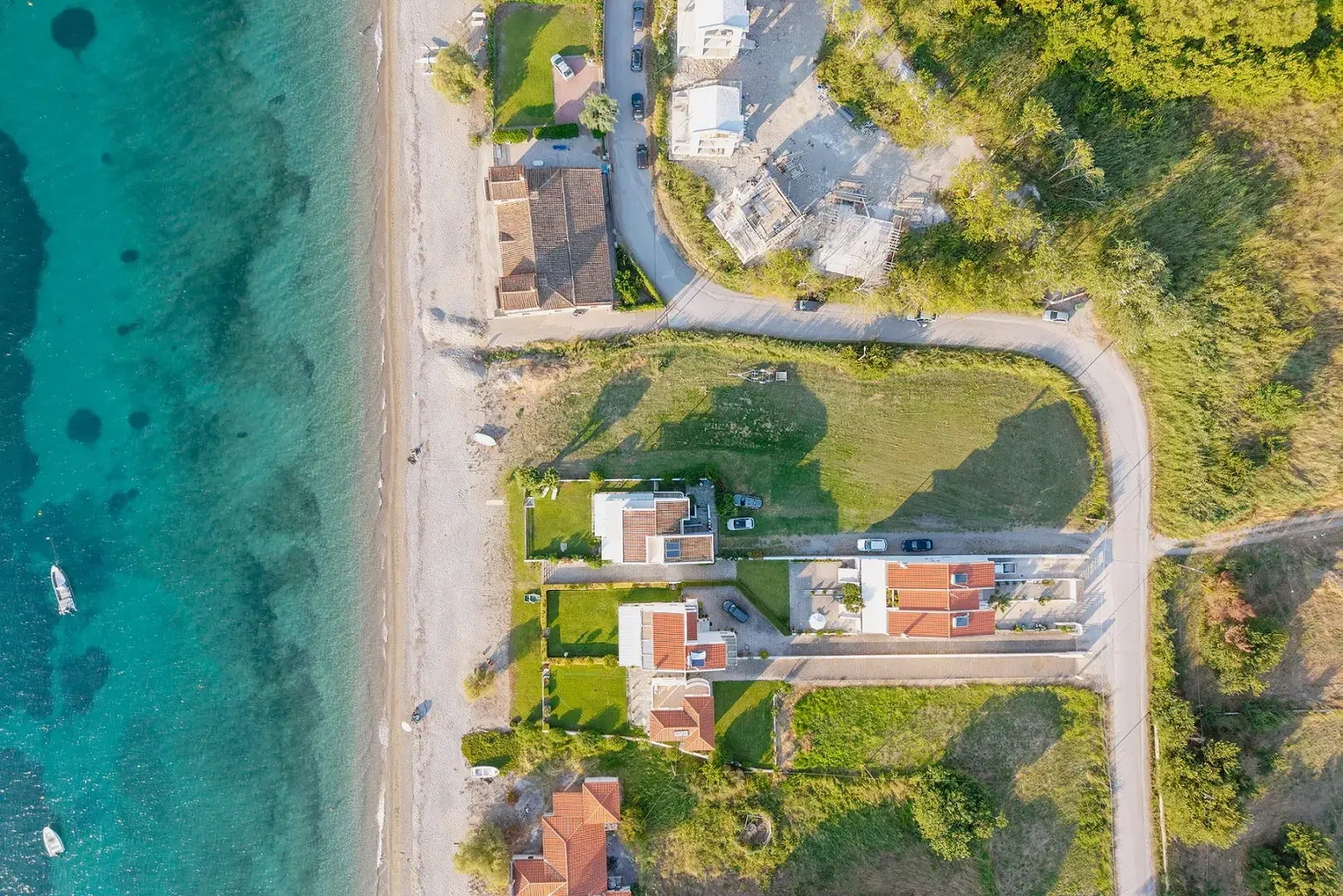 1 - waterfront plot of land for sale in kanatadika central greece greece