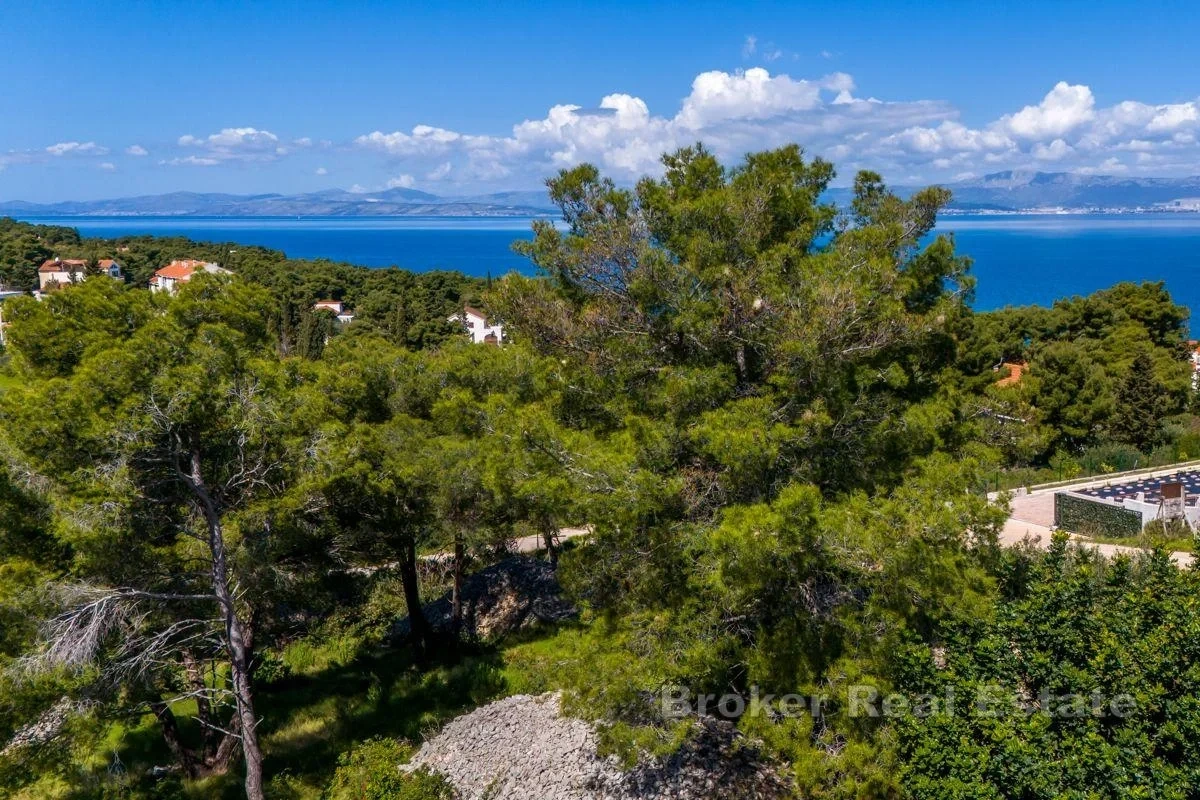 1 - vente terrain vue mer brač split-dalmatie croatie