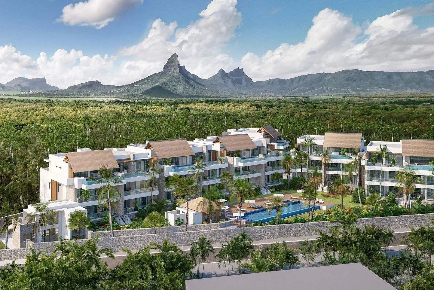 2 - vente appartement plage à pied wolmar rivière noire île maurice