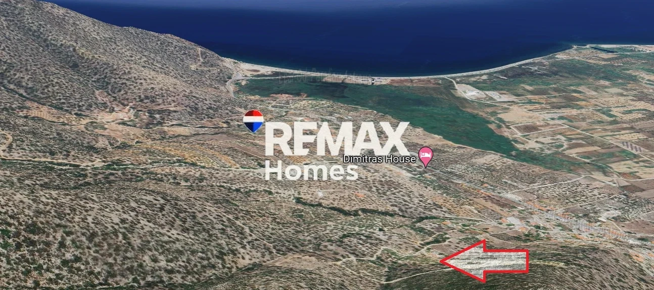 1 - vente terrain vue mer kato vervena péloponnèse grèce
