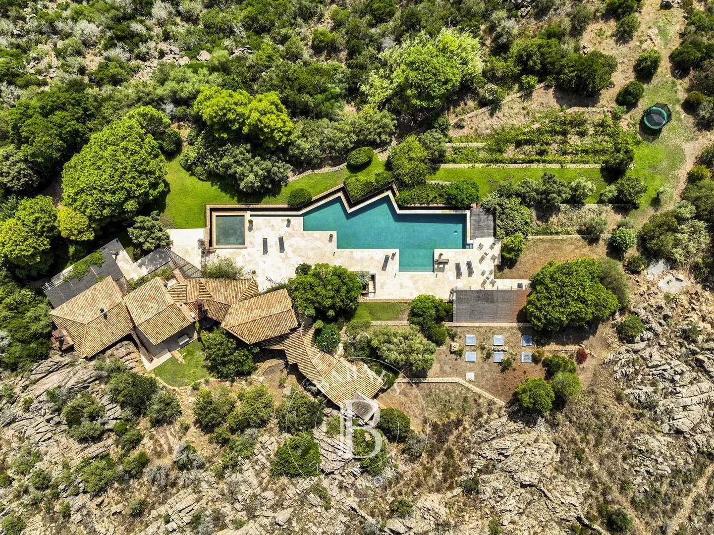 1 - sea view house for vacation rentals in bonifacio corsica (south) france