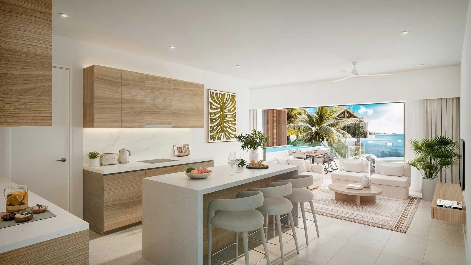 2 - waterfront apartment for sale in black river rivière noire mauritius