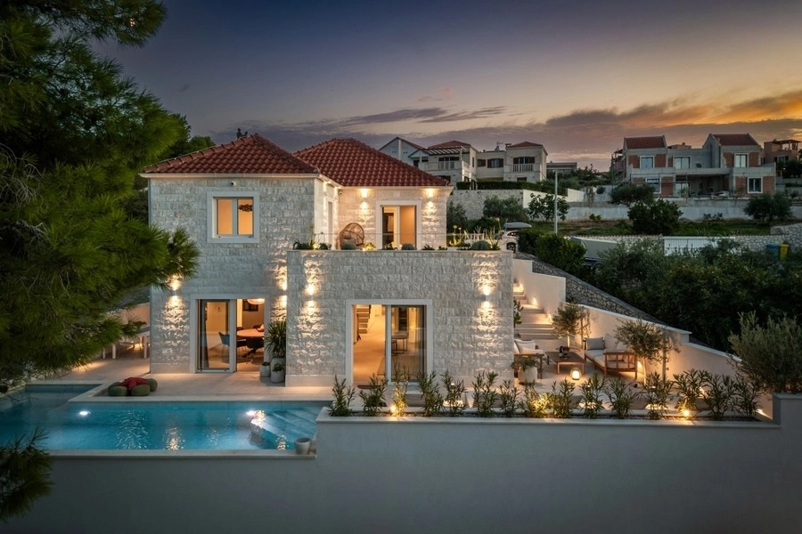 1 - vente maison vue mer brač split-dalmatie croatie