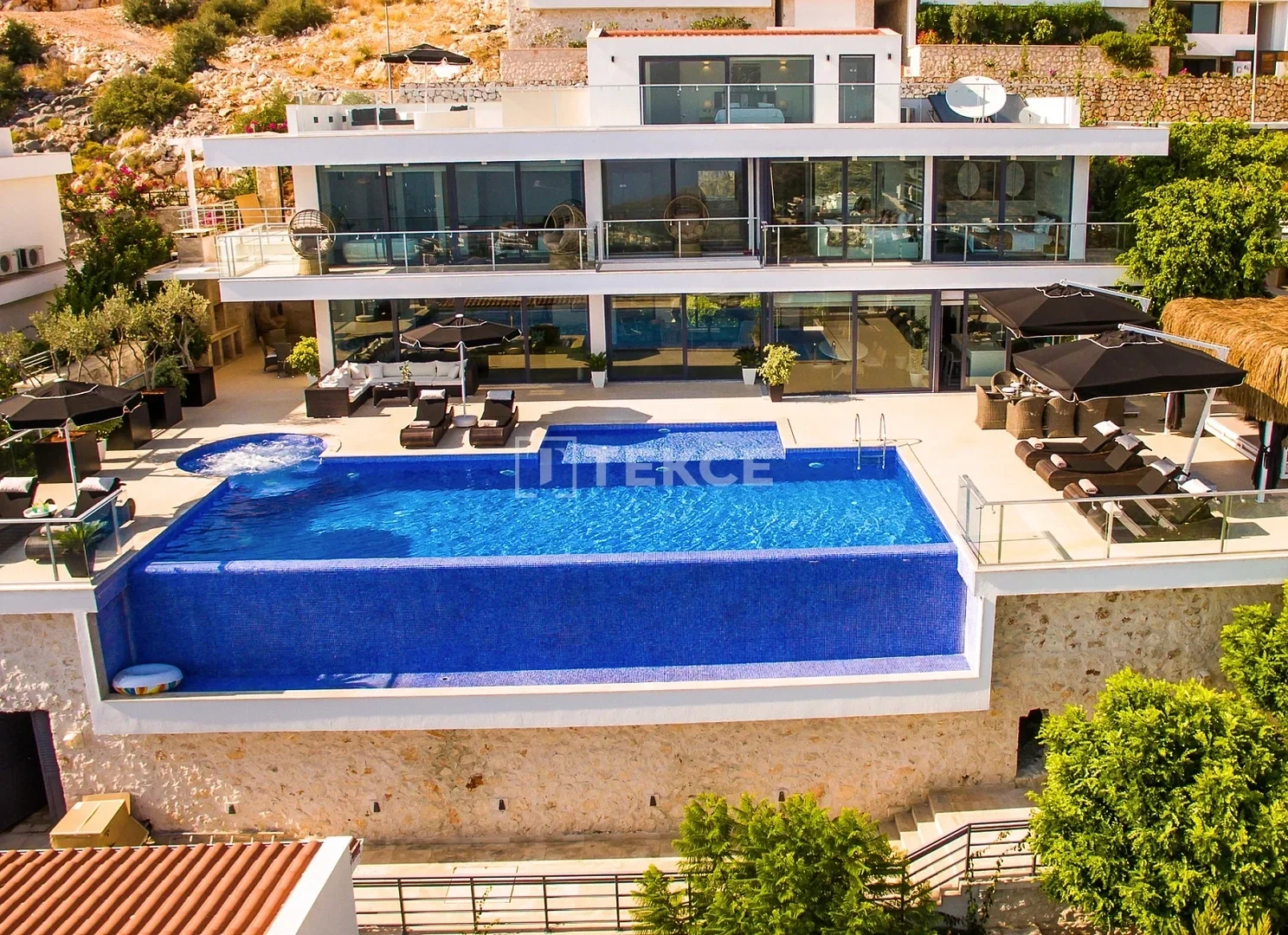 1 - vente maison vue mer kas antalya turquie