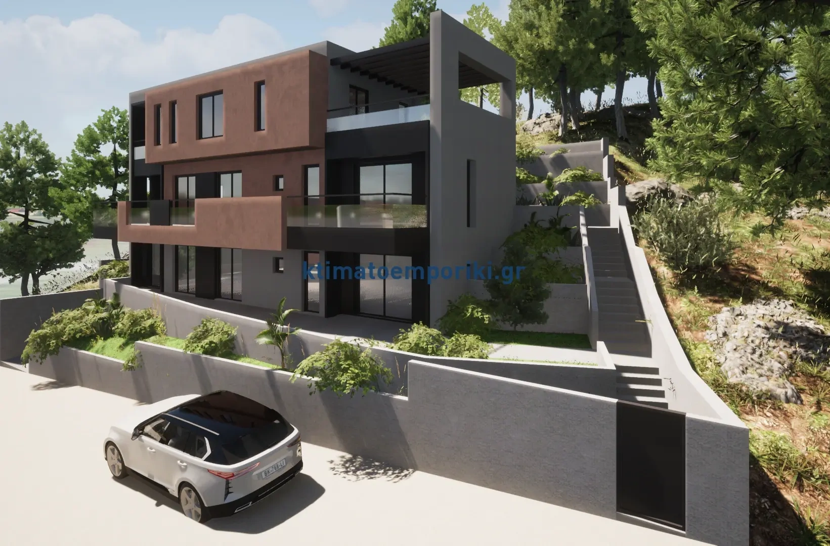 2 - продажа дом вид моря chania крит греция