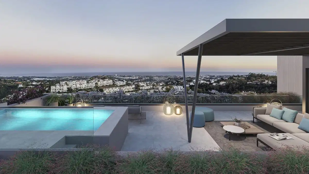 1 - sea view apartment for sale in benahavis - costa del sol andalusia spain