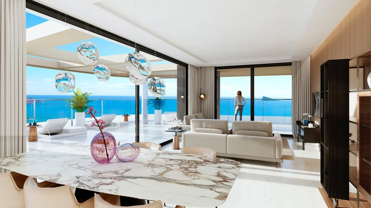 1 - sea view apartment for sale in benidorm - costa blanca valencian community spain
