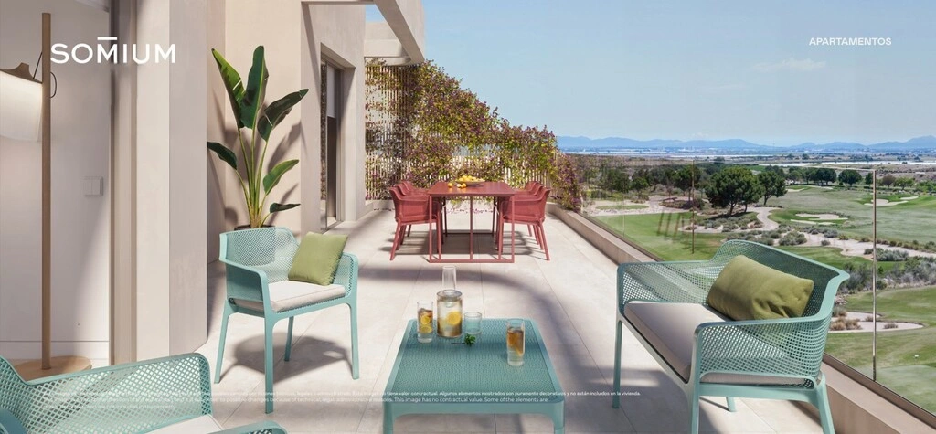Apartamento vista al mar con 2 dormitorios