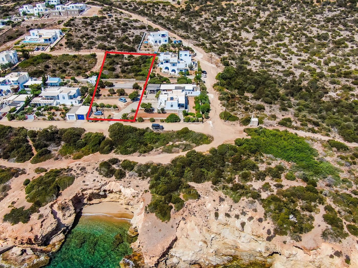 2 - vente terrain vue mer antiparos - cyclades egée méridionale grèce