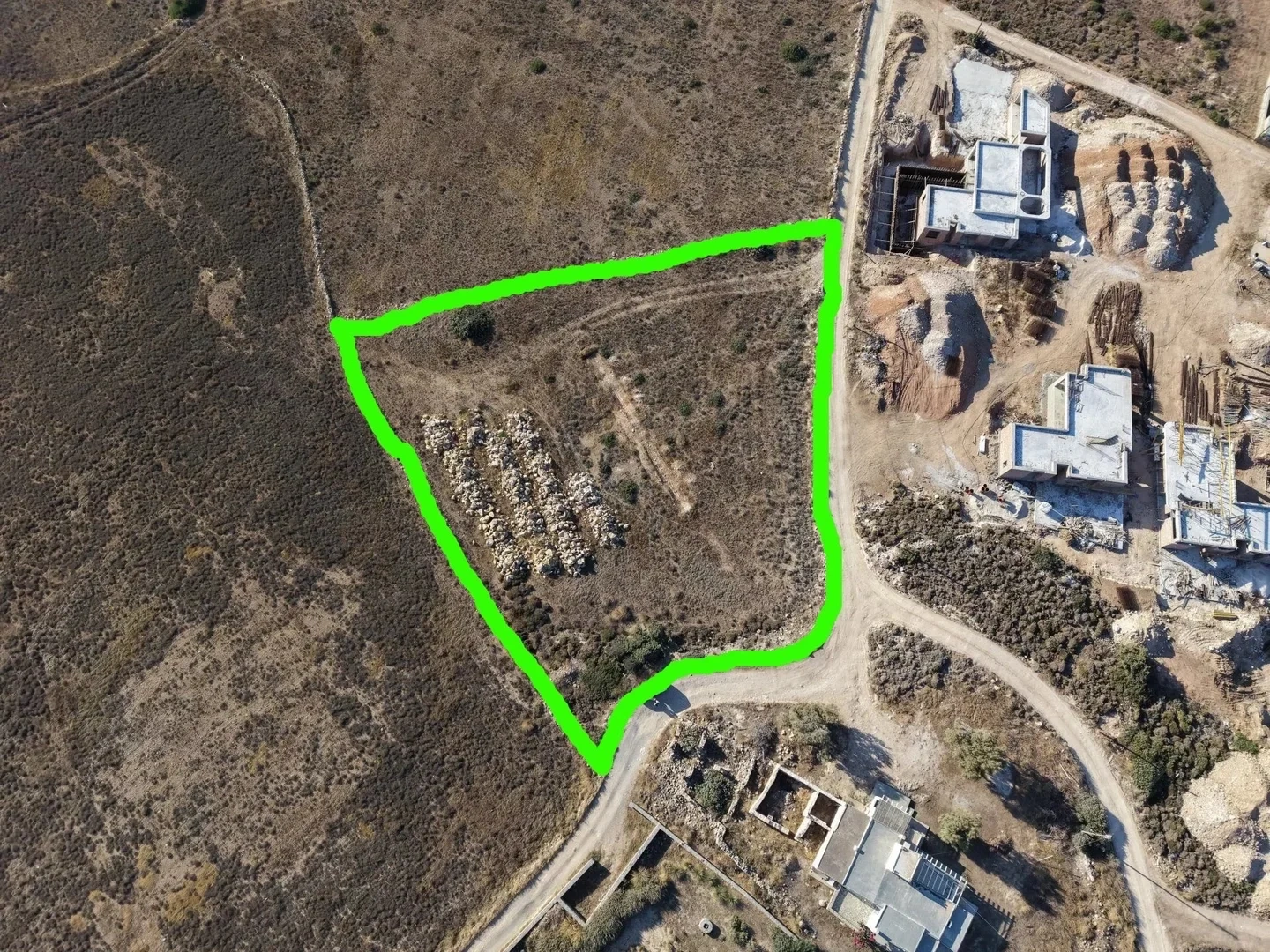 2 - sea view plot of land for sale in paros - cyclades south aegean greece