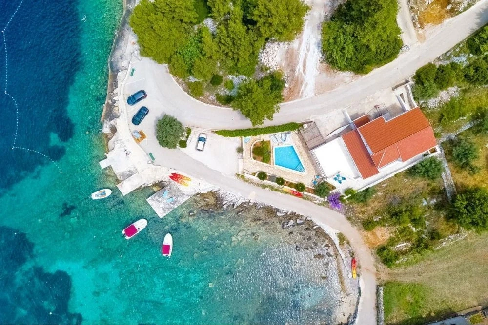 1 - verkauf haus direkt am wasser korčula dubrovnik-neretva kroatien