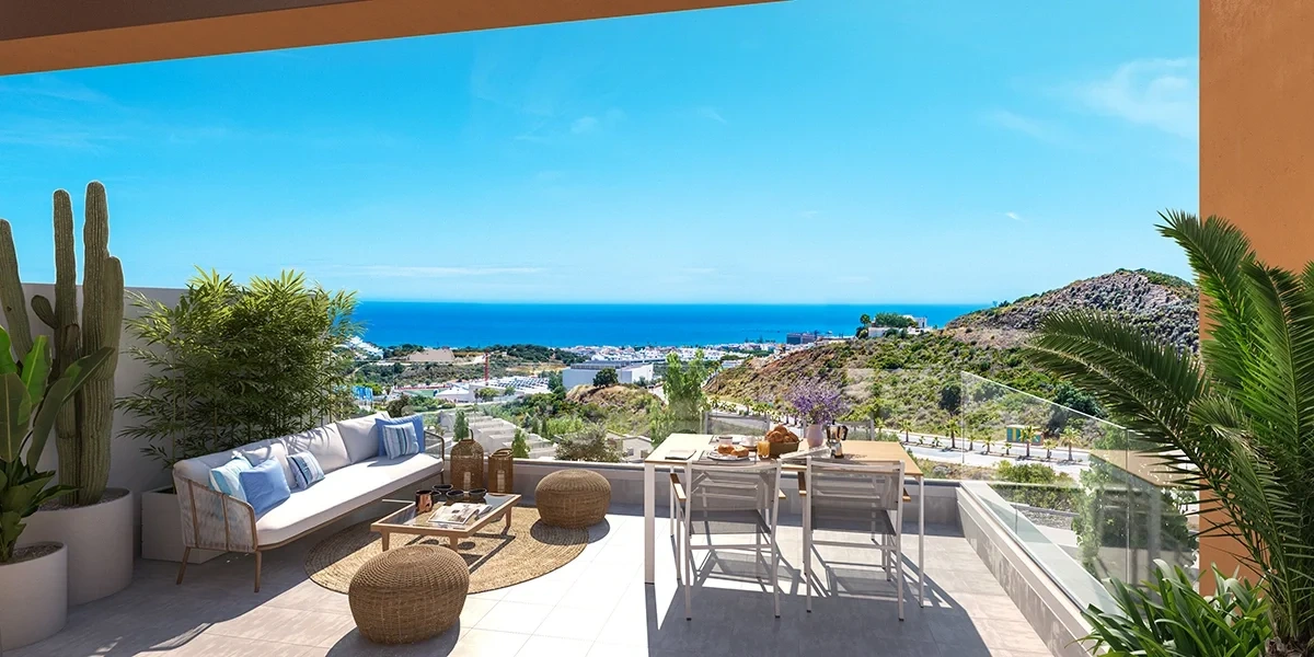 1 - vente maison vue mer la cala de mijas andalousie espagne