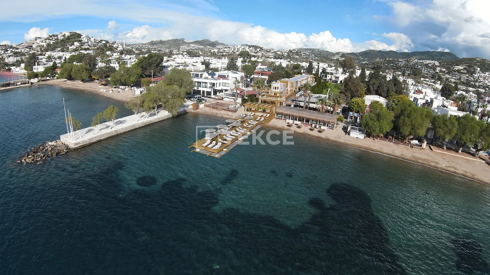1 - vente commerce vue mer bodrum muğla turquie