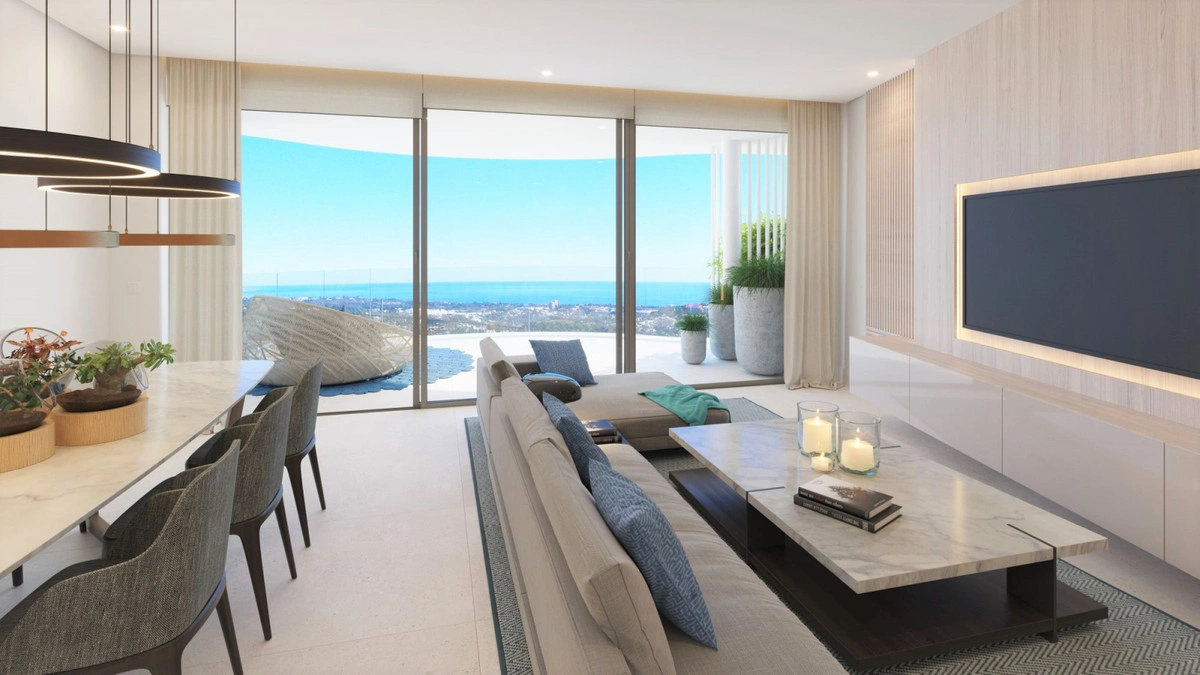 1 - vente appartement vue mer benahavis - costa del sol andalousie espagne