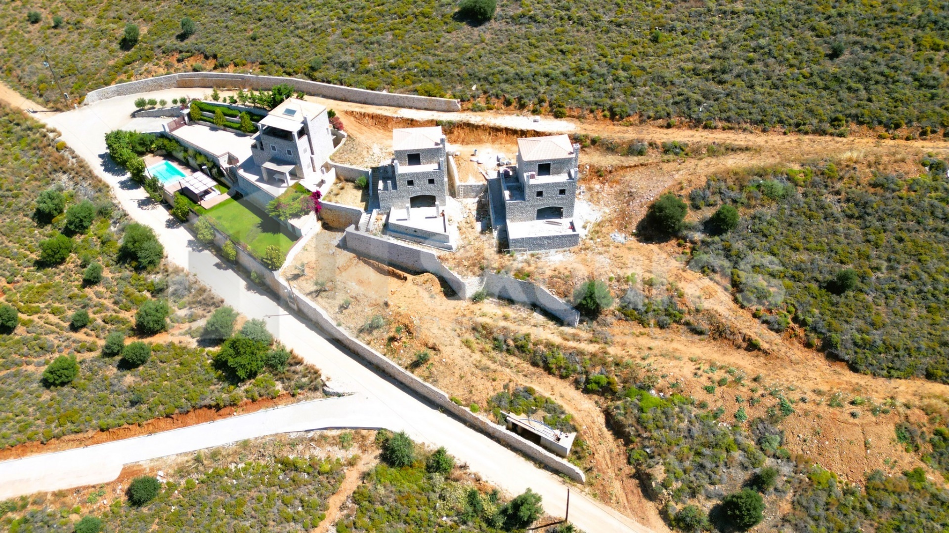 2 - vente maison vue mer lefkákia péloponnèse grèce