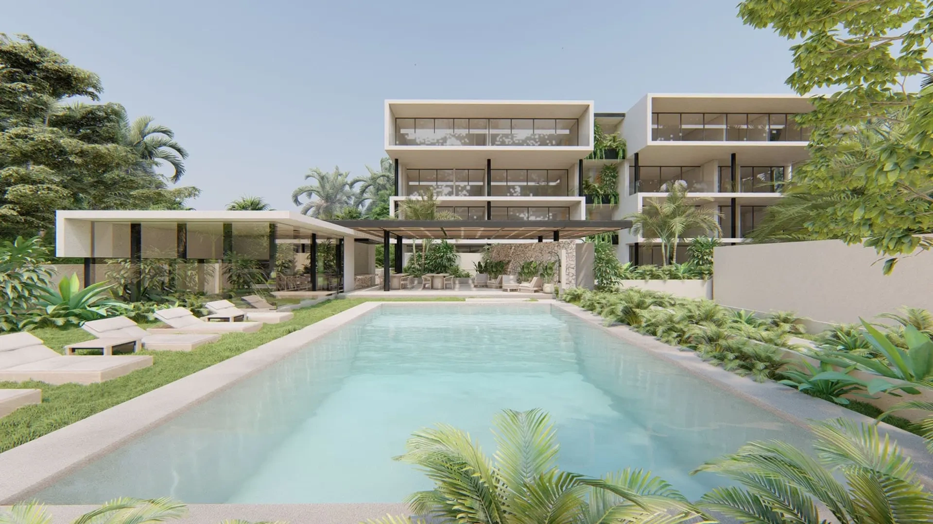 1 - vente appartement plage à pied playa del carmen quintana roo mexique