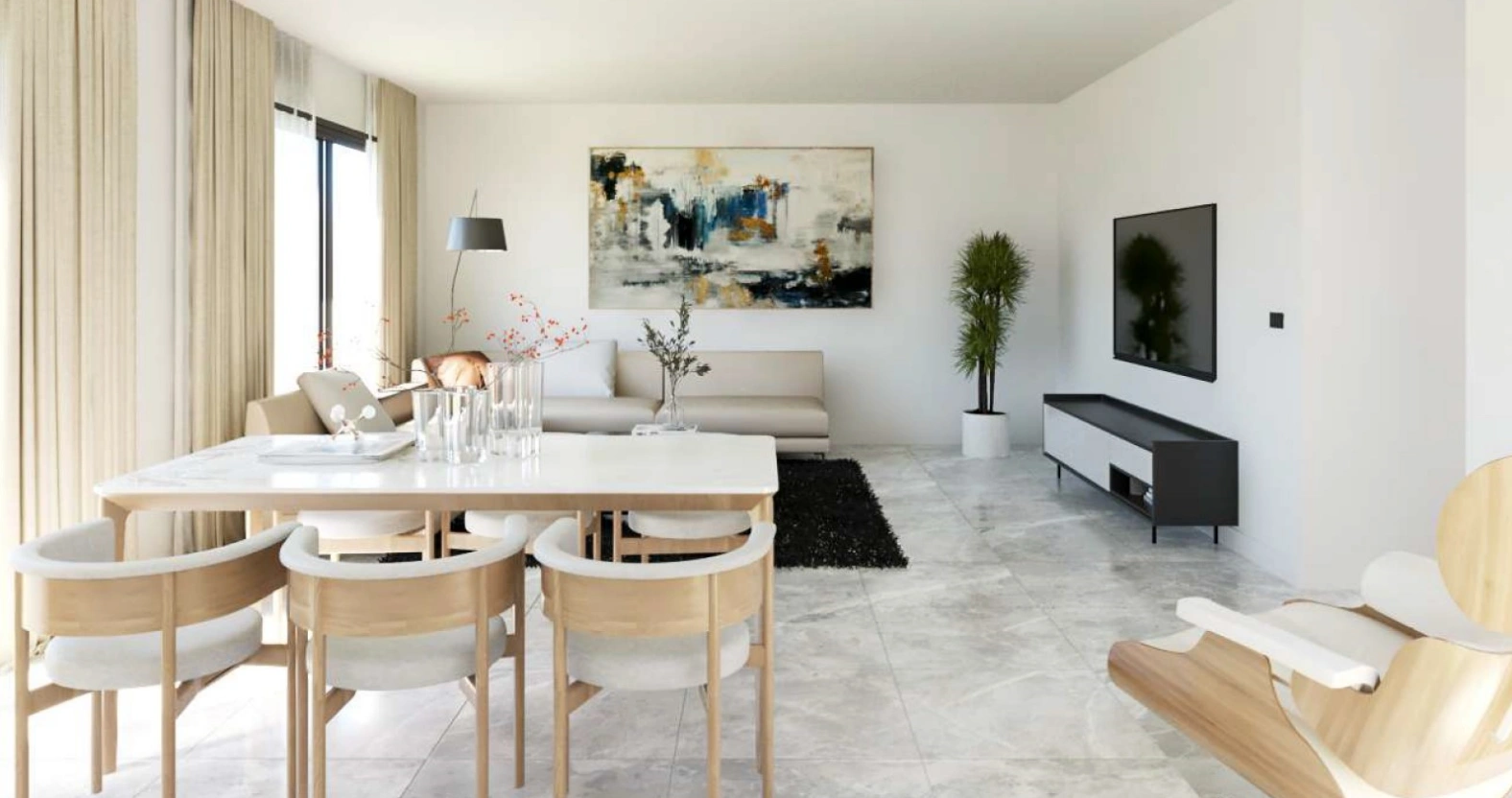 Wohnung mit 3 Schlafzimmer