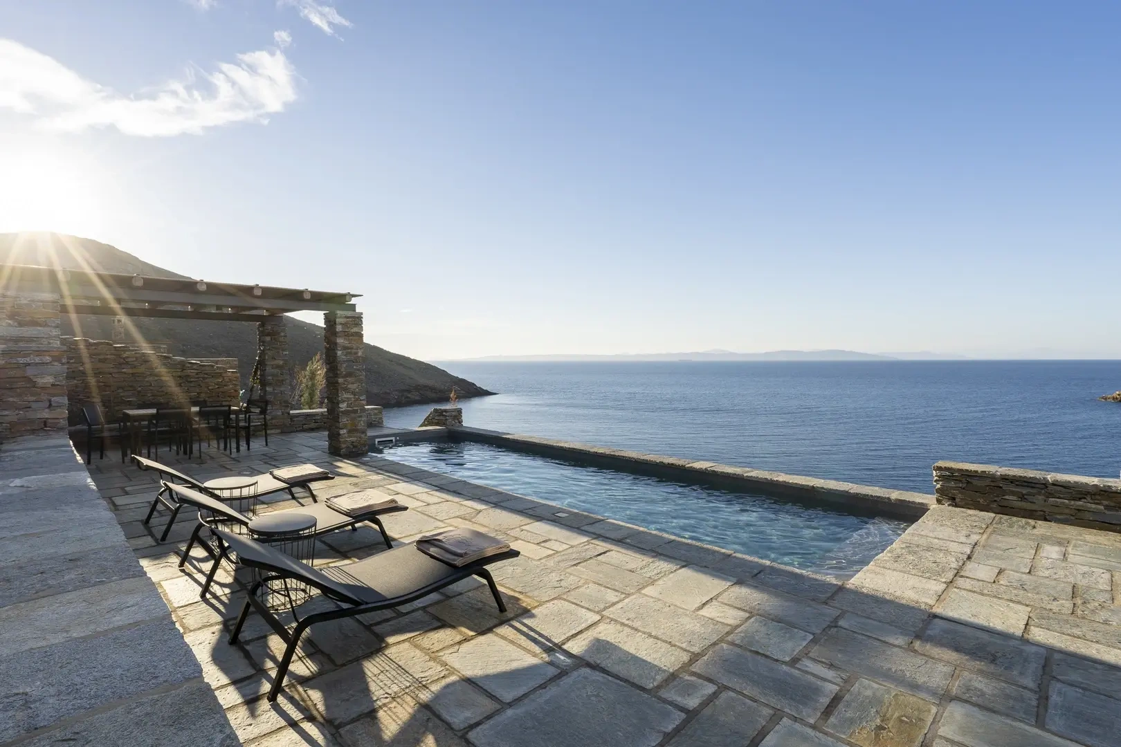 1 - vente villa vue mer kéa - cyclades egée méridionale grèce