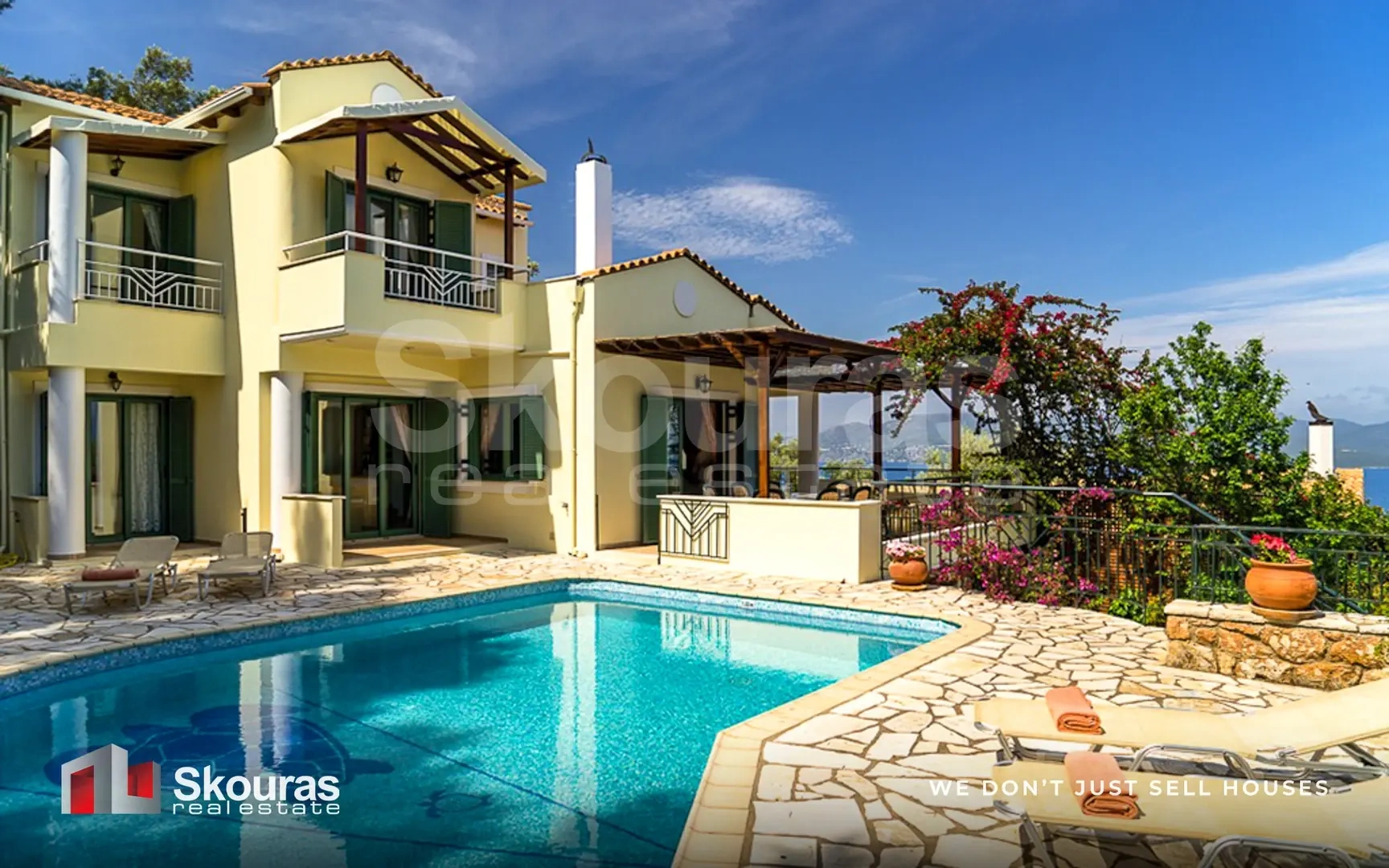 1 - vente maison vue mer lefkada îles ioniennes grèce