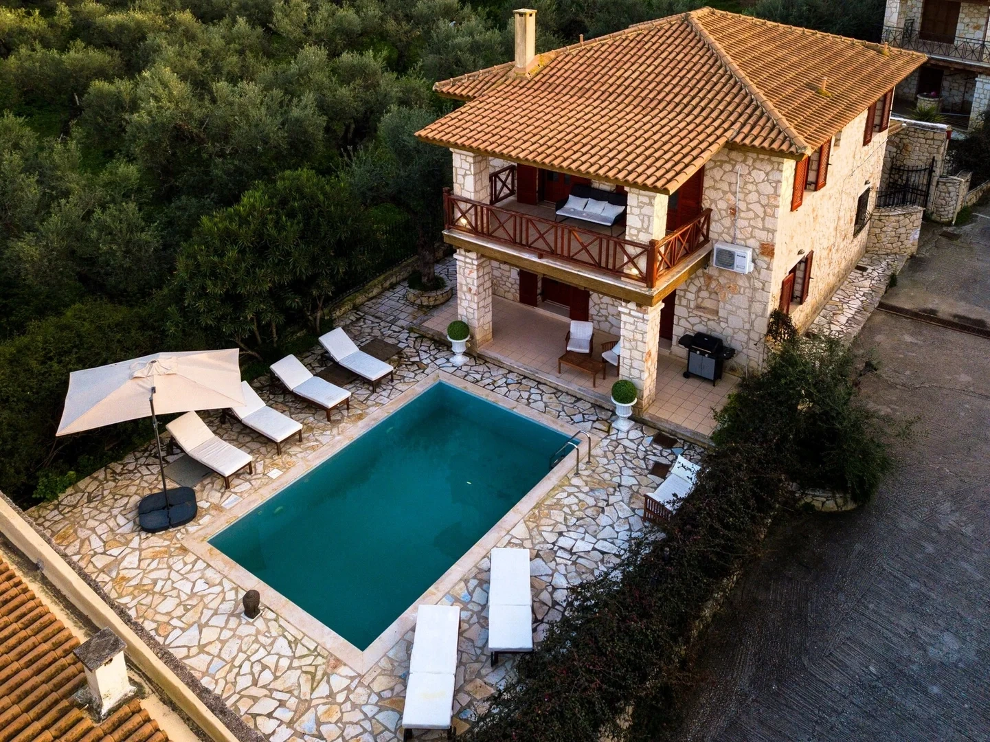 2 - vente maison vue mer tsilivi îles ioniennes grèce