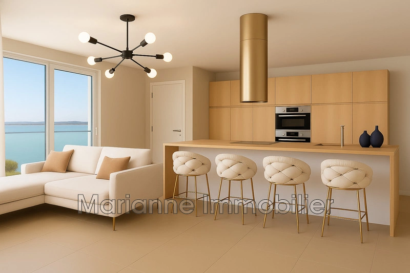 Appartement uitzicht op zee met terras