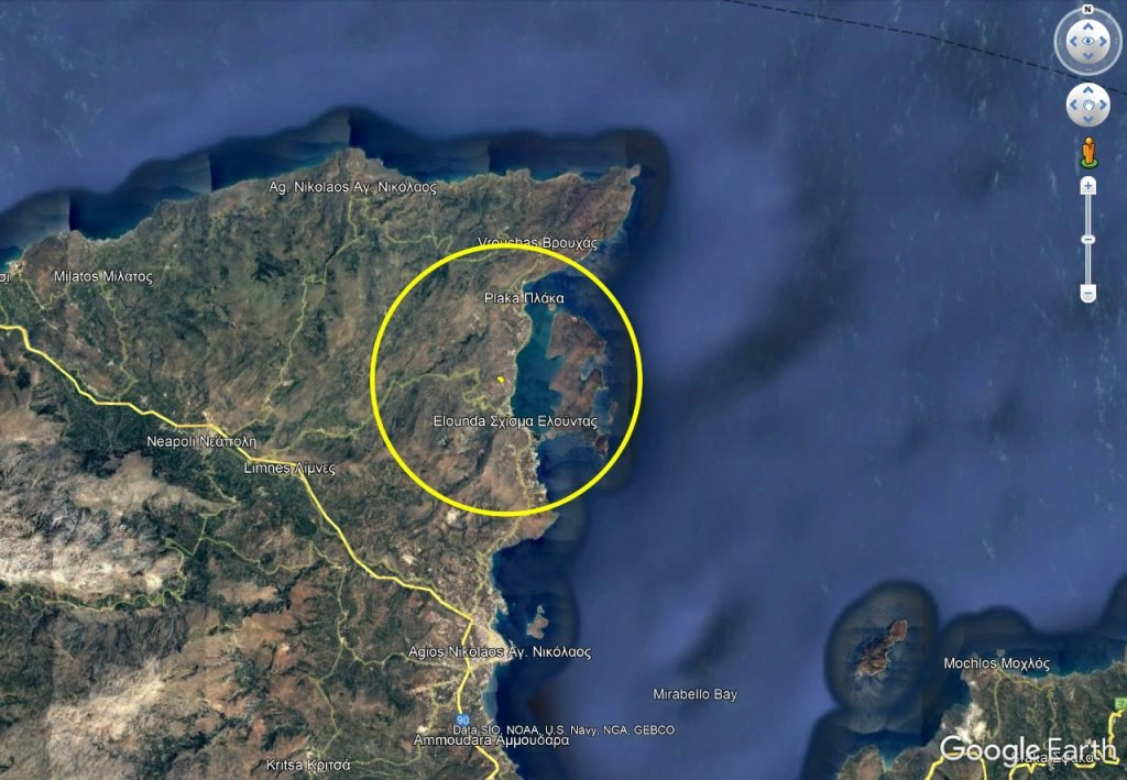 2 - venta terreno vista al mar agios nikolaos creta grecia