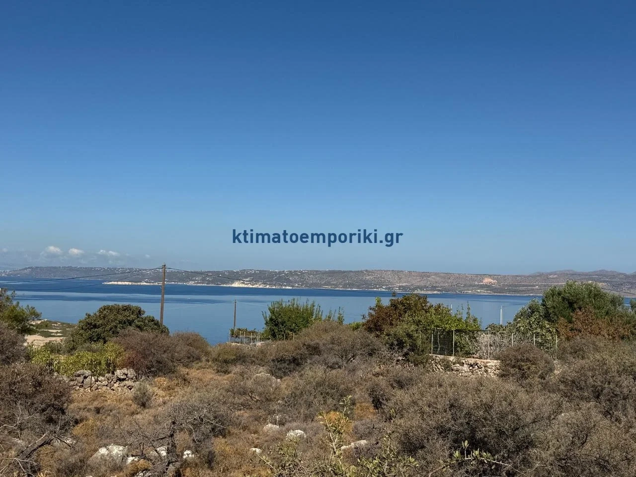 2 - venda terreno vista de mar kokkino chorio creta grécia
