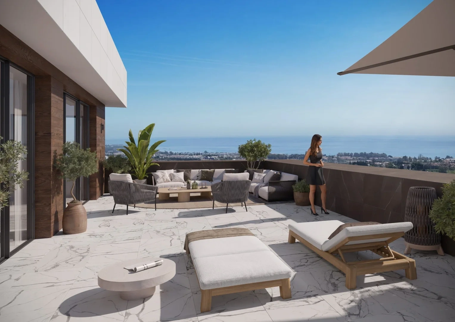 1 - verkoop appartement uitzicht op zee estepona - costa del sol andalusië spanje