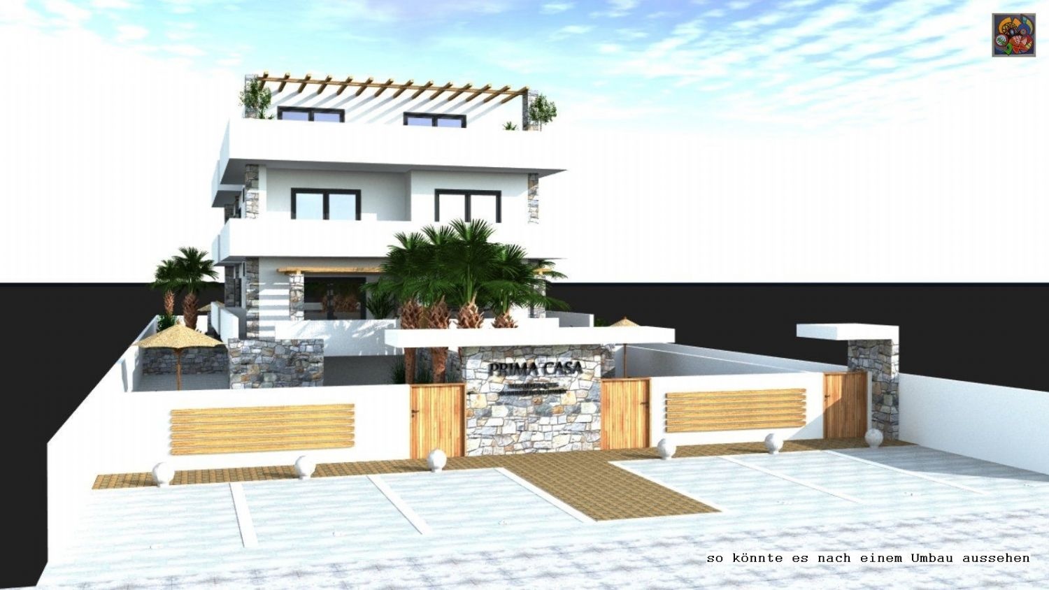 1 - vente immeuble vue mer kokkini hani crète grèce